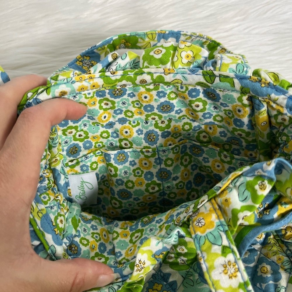 Vera Bradley Little Princess Girls Purse Tote English Meadow Bag Floral Bows - Picture 3 of 5